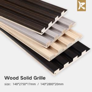 Wholesale Environmental Protection Wall Panel Wood Grille Groove Solid Wood Wall Panel from china suppliers