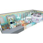 95 Squares Green Multi Functional Play Soft Indoor Playground Children