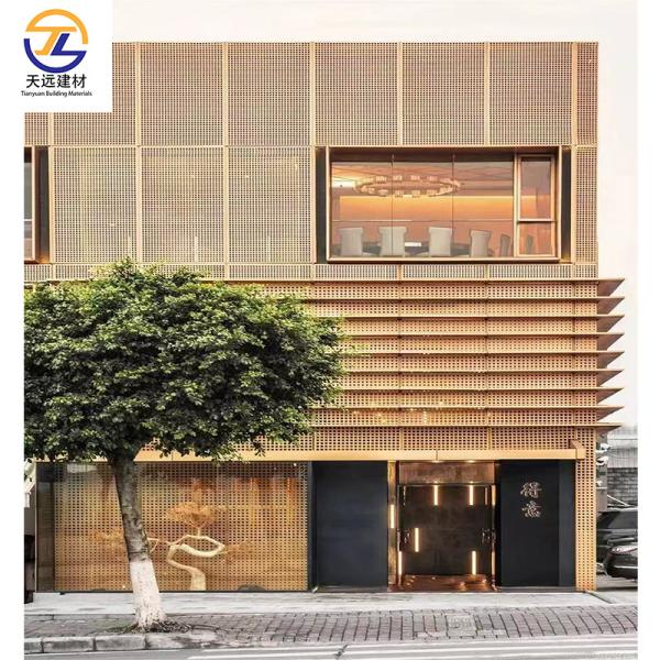 Sleek Aluminum Window Grilles C Shaped Strip Ceiling Exterior Aluminium Cladding
