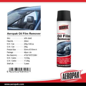 Wholesale Experience a Bright and Glossy Finish with Automotive Cleaning Products Aeropak Oil Film Remover from china suppliers