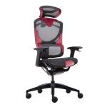 Black Red 4D Armrest Wintex Mesh Gaming Chairs 340mm Nylon Base