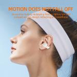 Sport Meeting Running Headset Bone Conduction Wireless Earphones with LED