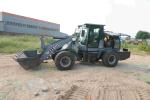 0.2 M3 Bucket Mini Wheel Loader Articulated Front End Loader