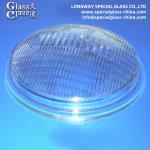 OEM Moulded Soda Lime Glass Lamp Cover Lens For Outdoor Light