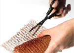 Gas Liquid Separator 2mmx4mm Brass Wire Cloth Distillation Copper Wire Knitted