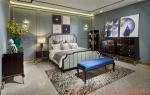 New classic luxury bedroom furniture set used in High end glossy painting wood