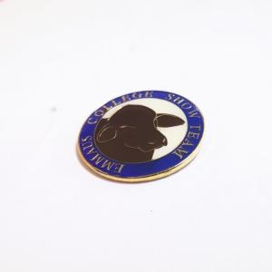 Wholesale Personalized Iron Epoxy Lapel Pins Stamped Gold Finish With Heart Rubber Clutch from china suppliers