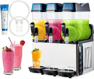 Wholesale Commercial 3 Tanks Frozen Drink Slush Smoothie Maker Slushy Making Machine from china suppliers