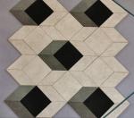 Triangle Dulux Painting Wood Wool Acoustic Panel Office Wall Soundproof tiles