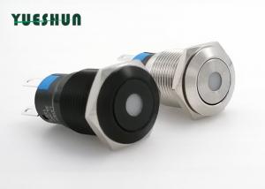 China Blue Purple LED 16mm Push Button Switch Momentary Latching For Circuit Control on sale