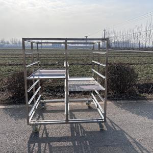 Wholesale Heavy Duty Stainless Steel Rack Trolley For Industrial With Brake And No Brake Common's 765 965 1300 1350 1475 1725 1750 from china suppliers