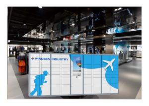 Wholesale Keyless Express Company 24/7 Automated Parcel Lockers , Courier Locker With Barcode from china suppliers