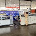 Highly Efficient Spiral Pipe Extrusion Line Prestressed Pipe Machine