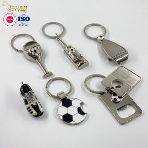 China Bottle Opener Personalized Metal Keychain Mini Boot Soccer Souvenir on sale