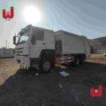 6x4 Garbage Truck Automated Side Loader 16CBM Rear Load Truck