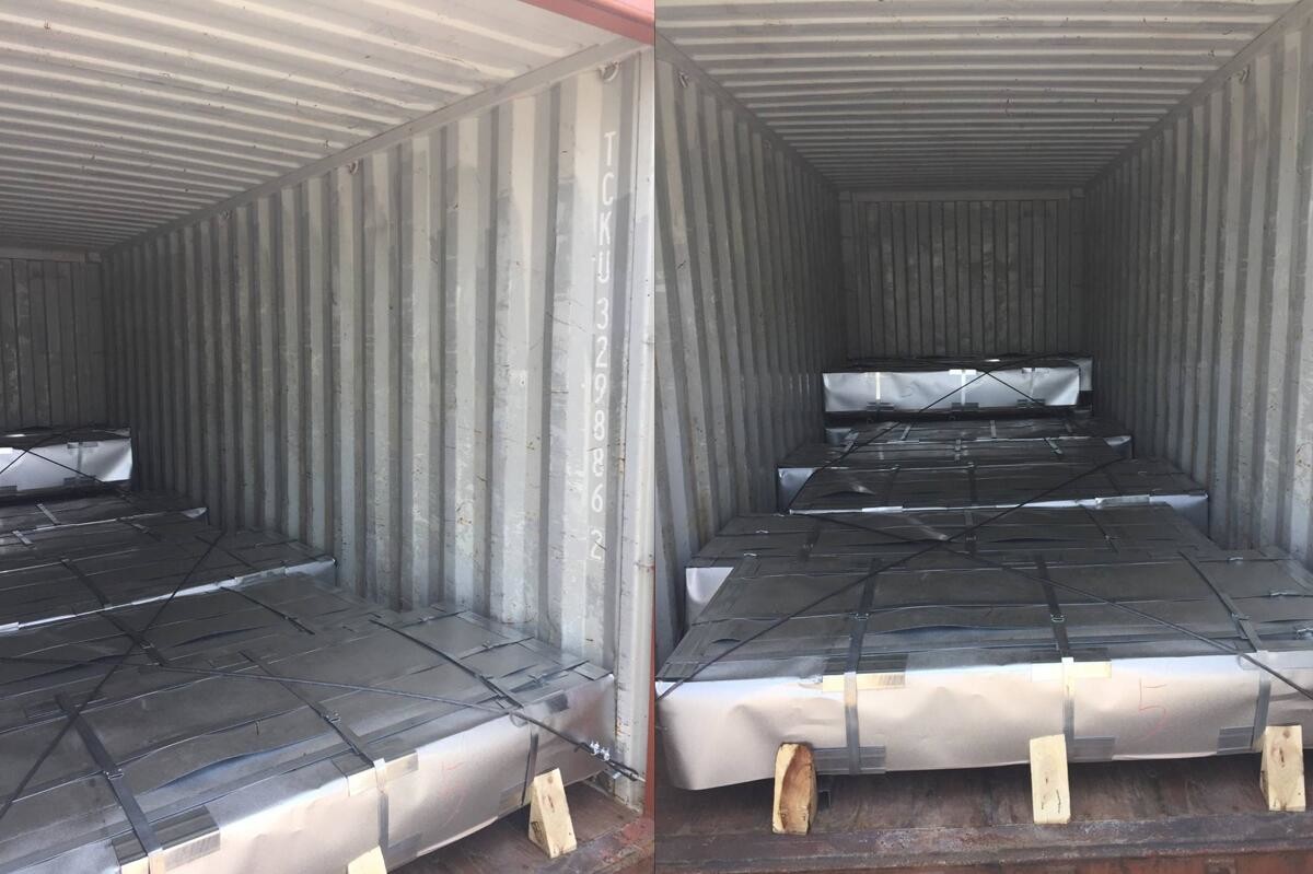 SGCC 24 Gauge Gi Plain Sheet Galvanized Steel Panels For Build Material