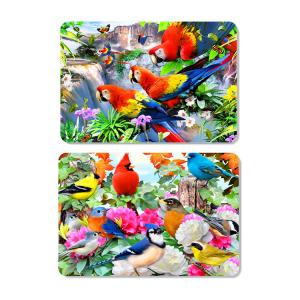 China Customized Eco-Friendly 0.6mm PET 3D Lenticular Dining Placemat For Kitchen & Kids on sale
