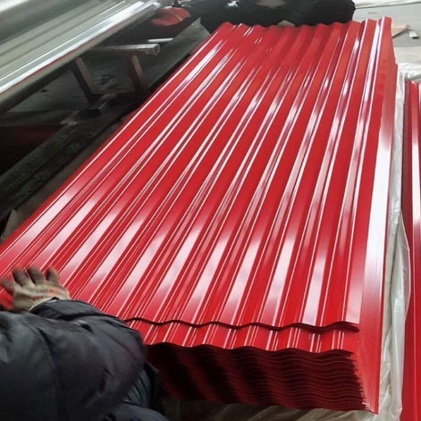 CGCC Grade PVC Corrugated Roofing Sheet with Heat Resistance and Z30-Z40 Coating