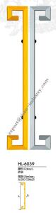 Wholesale Stainless steel door handle HL6039, dia38 X 25 X 1200 from china suppliers