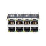 LPJG47561AENL 1000 Base-T Integrated Magnetics 2x4 Port RJ45 Female Connectors