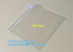 Slider k Mobile Phone Clear Vinyl PVC Bag, matte frosted PVC slider zipper bag