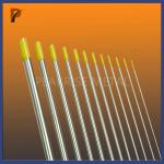 WT10 WT20 1.6mm 2.4mm Thoriated Tungsten Electrode Yellow / Red Head Surface