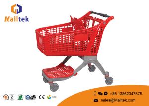 Wholesale Pure Plastic Supermarket Shopping Trolley Convenient Loading Capacity 80-160kg from china suppliers