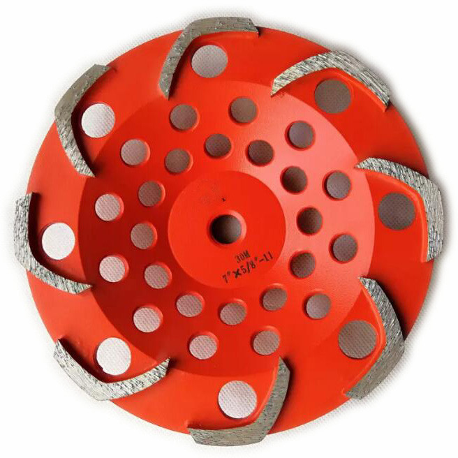 4 Inch Diamond Cup Wheel L Type Angle Grinder Concrete Polishing Wheel