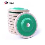 4 Inch 100*16*10mm Wool Felt Wheel , Wool Felt Disc For Mirror Polishing