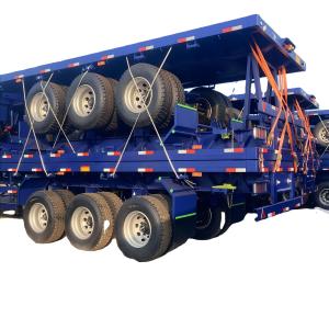 Wholesale CIMC China manufacturer of 3-axis direct sales high-quality price discount Flatbed semi trailer from china suppliers