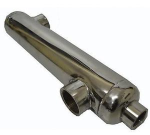 Wholesale stainless steel material shell and tube heat exchanger swimming pool tube heat exchanger /for swimming pool from china suppliers