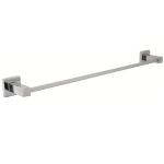 Square 24 Inch Bathroom Towel Bar Polish Wall Mounted Towel Rail Chrome