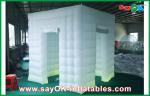 Inflatable Photo Booth Enclosure 2 Doors Inflatable Photo Booth LED Light 2.5m