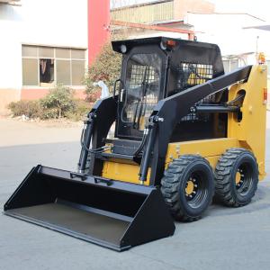 Wholesale Mini Skid Steer Loader Yellow Bucket Capacity 0.5 M3 For Bulldozing from china suppliers