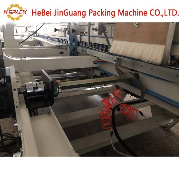 400/Min Paper Corrugated Box Folder Gluer Machine Automatic Feeding Whith PLC