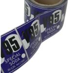 Epoxy Custom Pharmaceutical Labels Garment Sticker Labels Waterproof Printing