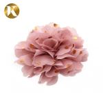 Customized Popular Style Shoe Lace Flowers 85*85mm Cotton / Polyester / Chiffon