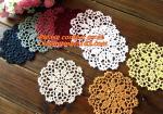 crochet doilies, crochet cup mat, crochet mat, Cotton Hand Made Crochet Doilies