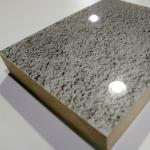 3mm marble color high gloss Acrylic sheet faced mdf board for wall decoration