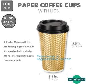 Wholesale Metallic Party Rose Gold Cups, Lid Spoon, Rose Gold Party Decorations, Bridal Shower Decorations, Coffee Cups from china suppliers