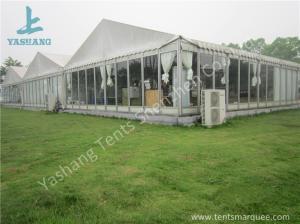 Wholesale Outdoor Transparent Glass Wall Pagoda Party Tent for DIY Shop , 12 x 18M from china suppliers