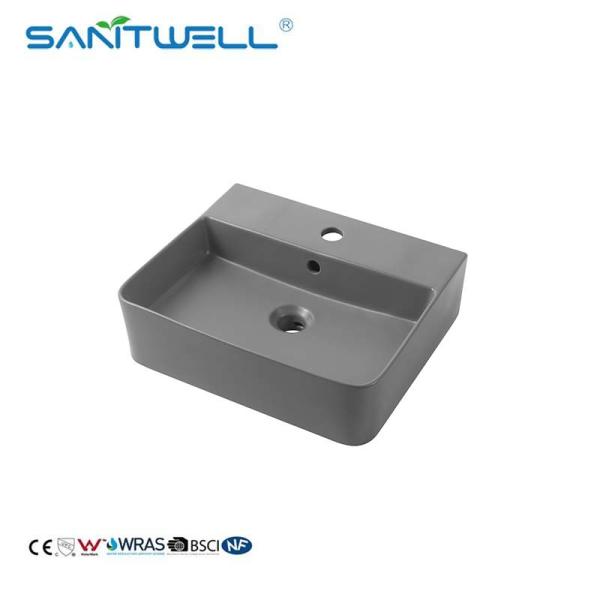 AB8589A Styles Economical Price Vanity Wash Basin Matt Grey Bowl Sinks Bathroom