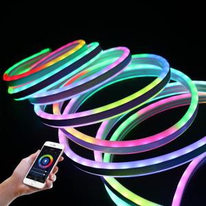 Wholesale Rgb 10m Multi Color 12v Led Neon Flex Strip Light 60leds/M from china suppliers