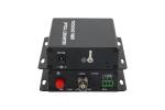 1080p HD1 Channel AHD Fiber Converter for HD AHD CVI TVI camera optical audio