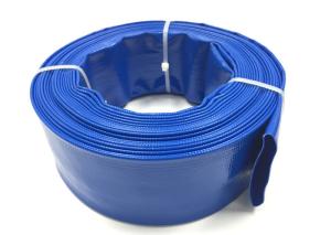 Wholesale Blue PVC Layflat Hose Aging Resistant Agricultural Irrigation PVC Water Pump Pipe For Water Discharge from china suppliers
