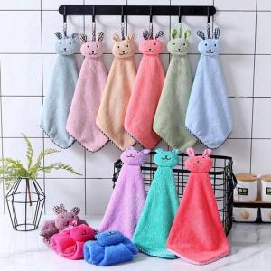 Wholesale ODM Organic Hanging Tea Towels Kitchen Hand Towel With Hanging Loop from china suppliers