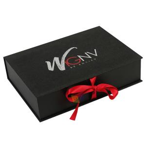 Wholesale Magnetic Custom Hair Extension Packaging With Ribbon And Satin Water Proof from china suppliers