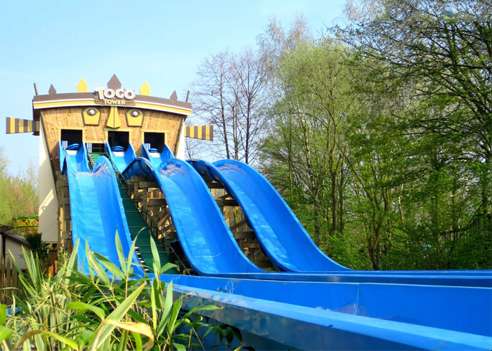 Custom Racing Side By Side Water Slide