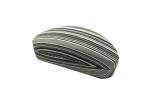 Fabric Stripe Large Custom Sun Glasses Case with Printed Logo