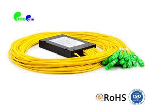 Wholesale ABS Module 1x16 Fiber Optic PLC Splitter Splice / Pigtailed 2.0mm SC APC Connector Type from china suppliers